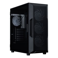 Zalman i3 NEO V2 Tower ATX Case - Sleek Black Design for Ultimate Performance - Model #8800263651146